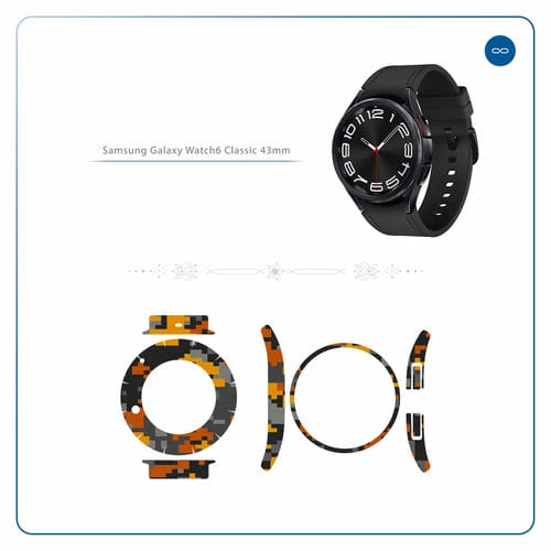Samsung_Watch6 Classic 43mm_Army_Autumn_Pixel_2